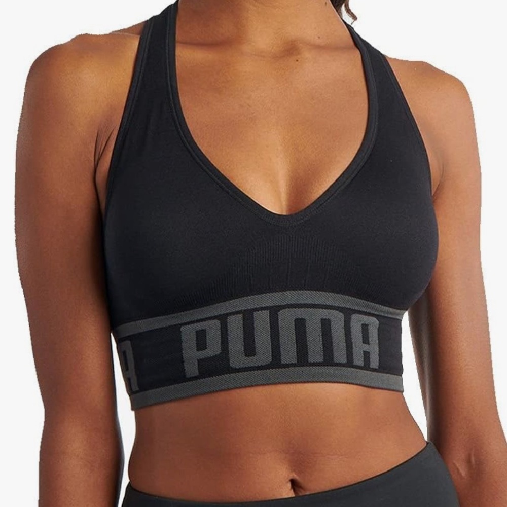 PUMA Black Sports Bra